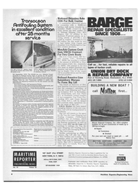 Maritime Reporter Magazine, page 2,  Aug 1973