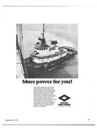Maritime Reporter Magazine, page 13,  Sep 15, 1973