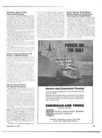Maritime Reporter Magazine, page 25,  Sep 15, 1973