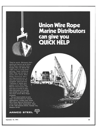 Maritime Reporter Magazine, page 33,  Sep 15, 1973