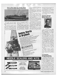 Maritime Reporter Magazine, page 14,  Oct 1973