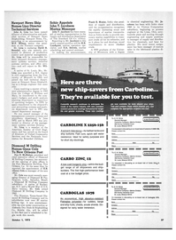 Maritime Reporter Magazine, page 25,  Oct 1973