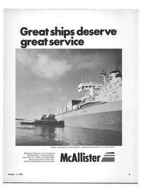 Maritime Reporter Magazine, page 1,  Oct 1973