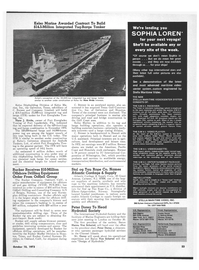 Maritime Reporter Magazine, page 43,  Oct 15, 1973