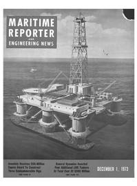 Maritime Reporter Magazine Cover Dec 1973 - 