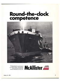 Maritime Reporter Magazine, page 1,  Jan 15, 1974
