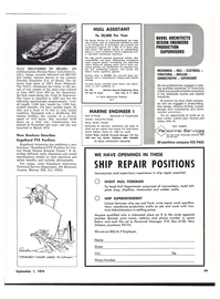 Maritime Reporter Magazine, page 55,  Sep 1974