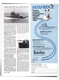Maritime Reporter Magazine, page 7,  Jun 15, 1977