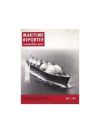Maritime Reporter Magazine Cover Jul 1977 - 