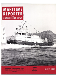 Maritime Reporter Magazine Cover Jul 15, 1977 - 