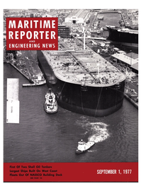 Maritime Reporter Magazine Cover Sep 1977 - 