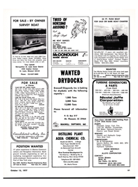 Maritime Reporter Magazine, page 57,  Oct 15, 1977
