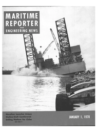 Maritime Reporter Magazine Cover Jan 1978 - 