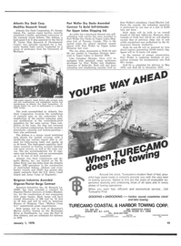 Maritime Reporter Magazine, page 43,  Jan 1978
