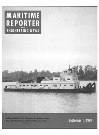 Maritime Reporter Magazine Cover Sep 1978 - 