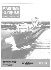 Maritime Reporter Magazine Cover May 1980 - 