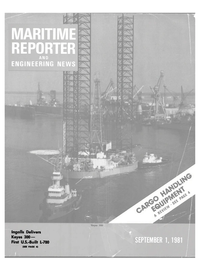 Maritime Reporter Magazine Cover Sep 1981 - 