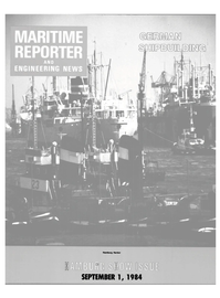 Maritime Reporter Magazine Cover Sep 1984 - 