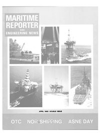 Maritime Reporter Magazine Cover Apr 1985 - 