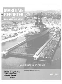 Maritime Reporter Magazine Cover May 1985 - 