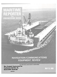 Maritime Reporter Magazine Cover May 15, 1985 - 