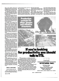 Maritime Reporter Magazine, page 21,  Jul 15, 1985