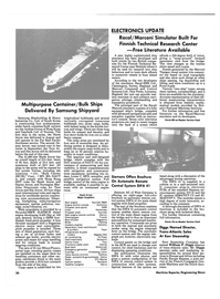 Maritime Reporter Magazine, page 28,  Oct 15, 1985