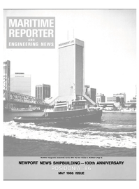 Maritime Reporter Magazine Cover May 1986 - 