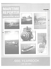 Maritime Reporter Magazine Cover Jun 1986 - 