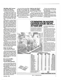 Maritime Reporter Magazine, page 7,  Nov 1986