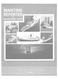 Maritime Reporter Magazine Cover Jun 1988 - 