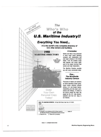 Maritime Reporter Magazine, page 54,  Jan 1989