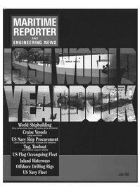 Maritime Reporter Magazine Cover Jun 1991 - 