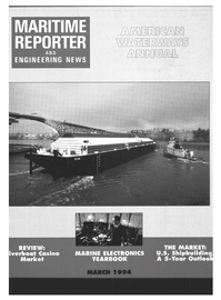 Maritime Reporter Magazine Cover Mar 1994 - 
