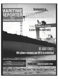 Maritime Reporter Magazine Cover May 1996 - 