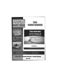 Maritime Reporter Magazine Cover Jun 1996 - 