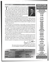 Maritime Reporter Magazine, page 6,  Aug 1997