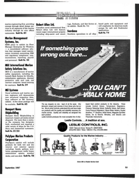 Maritime Reporter Magazine, page 53,  Sep 1997