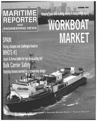Maritime Reporter Magazine Cover Oct 1997 - 