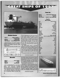 Maritime Reporter Magazine, page 53,  Dec 1997