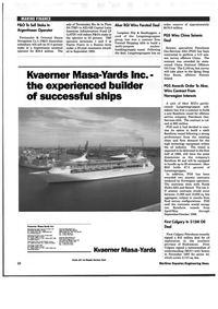 Maritime Reporter Magazine, page 10,  Feb 1998