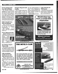 Maritime Reporter Magazine, page 77,  Apr 1998