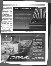 Maritime Reporter Magazine, page 39,  Sep 1998