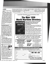 Maritime Reporter Magazine, page 65,  Sep 1998
