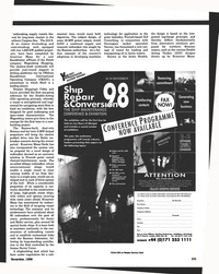 Maritime Reporter Magazine, page 101,  Nov 1998