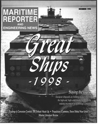 Maritime Reporter Magazine Cover Dec 1998 - 
