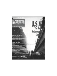 Maritime Reporter Magazine Cover Aug 1999 - 