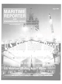 Maritime Reporter Magazine Cover Aug 2000 - 
