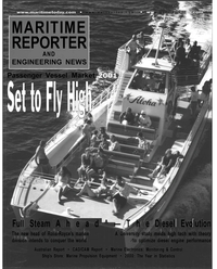 Maritime Reporter Magazine Cover Jan 2001 - 