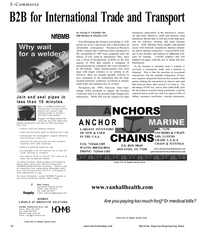 Maritime Reporter Magazine, page 16,  Mar 2001
